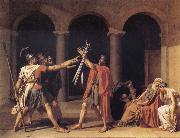 Jacques-Louis  David The Oath of the Horatii France oil painting artist